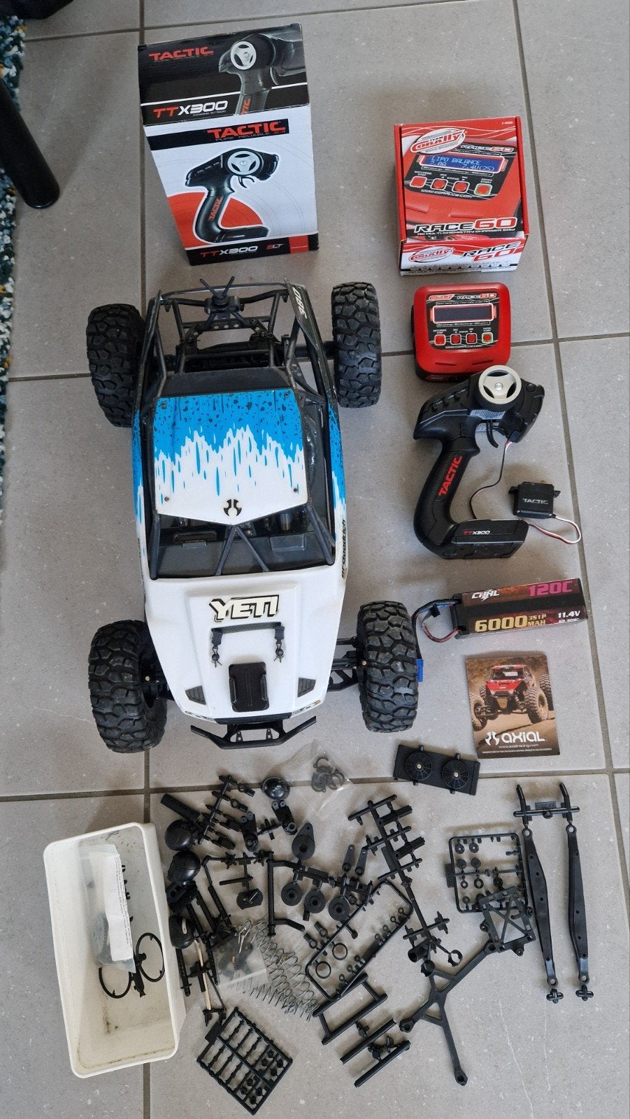 Axial Yeti 1/10 scale RTR, Gebruikt, Auto offroad, Schaal 1:10, RTR (Ready to Run)