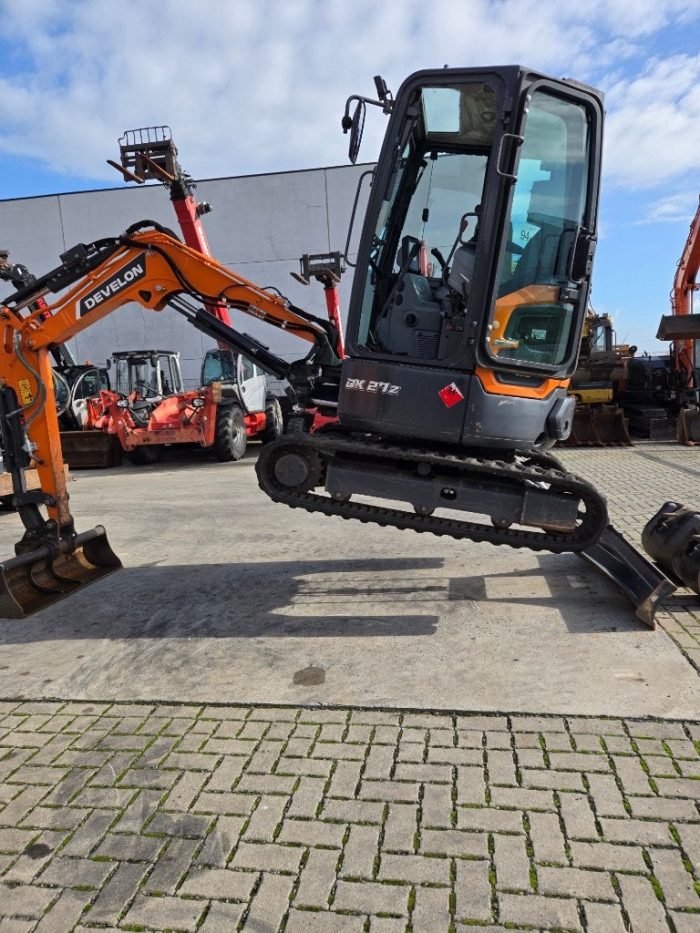 Develon Doosan DX27Z-7, Ophalen, Graafmachine