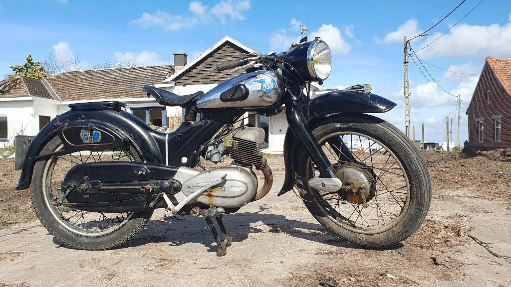 Nsu lux 200, Tourisme, 1 cylindre, 200 cm³