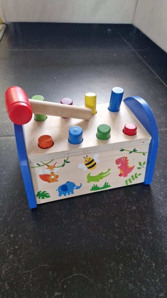 Lupilu houten klopbank, Kinderen en Baby's, Ophalen, Gebruikt, Overige typen