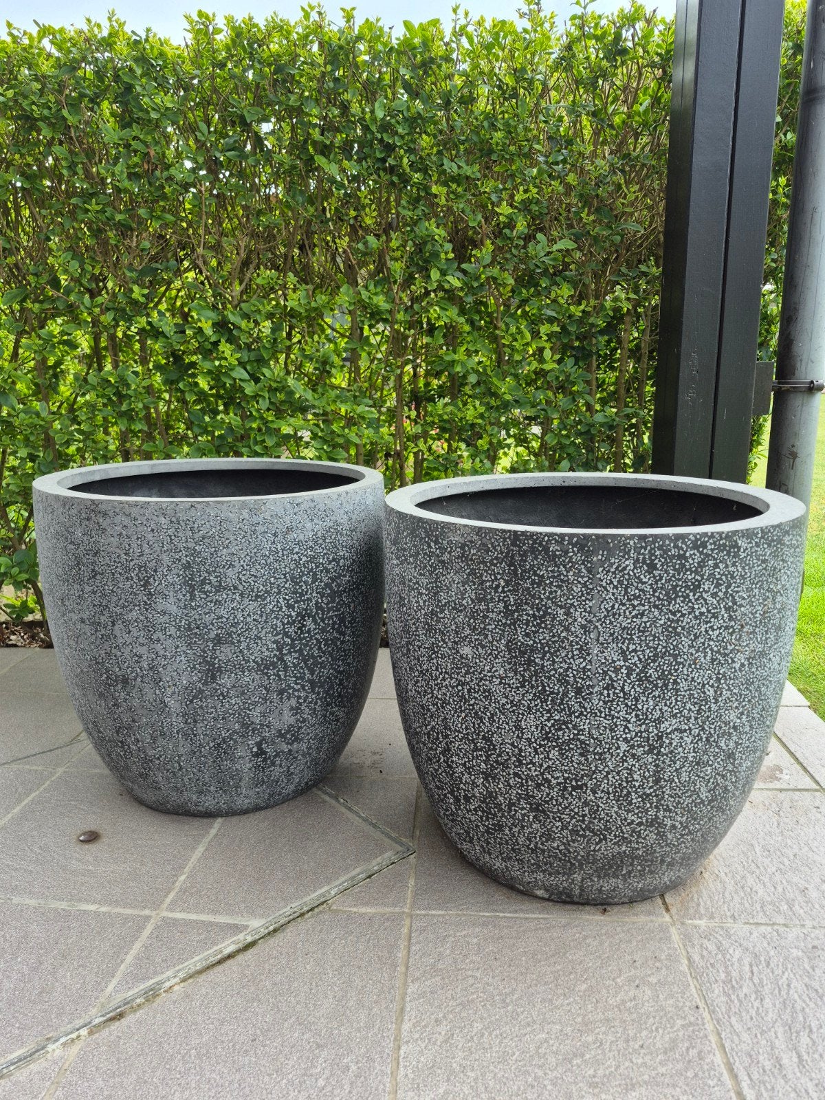 Bloempotten grijs, Jardin & Terrasse, Pots de fleurs, Enlèvement