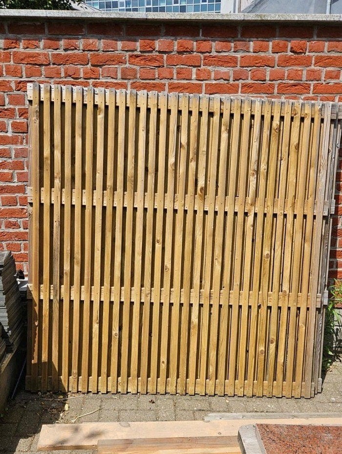 3 tuinschermen 180 180cm, Tuin en Terras, Ophalen
