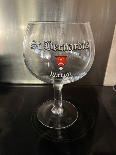 Glas 3 liter St Bernardus, Ophalen, Zo goed als nieuw, Glas of Glazen, Overige merken