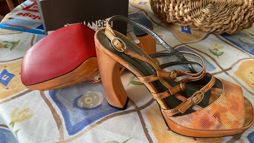 Jan jansen nieuwe schoenen, Ophalen, Nieuw, Oranje, Schoenen met hoge hakken