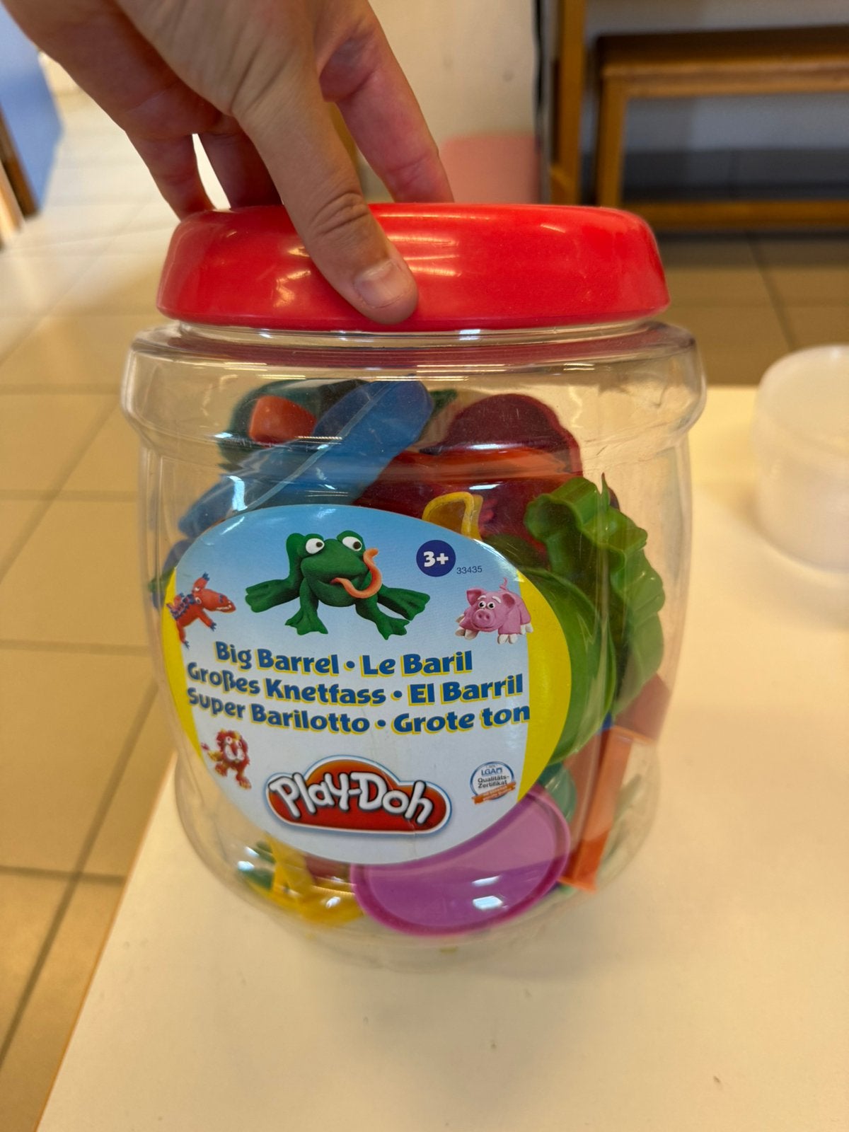 Gratis figuren set, Ophalen
