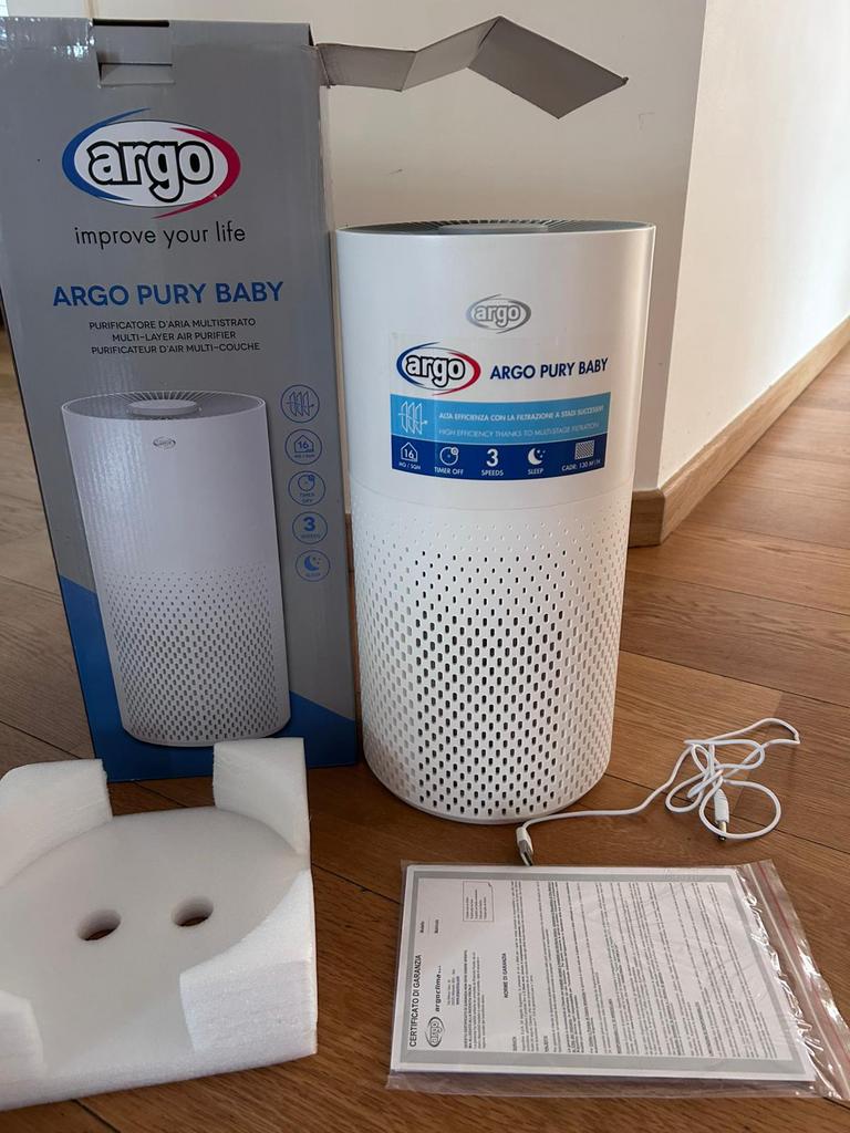 ARGO Pury luchtzuiveraar voor baby's, Ophalen of Verzenden, Zo goed als nieuw