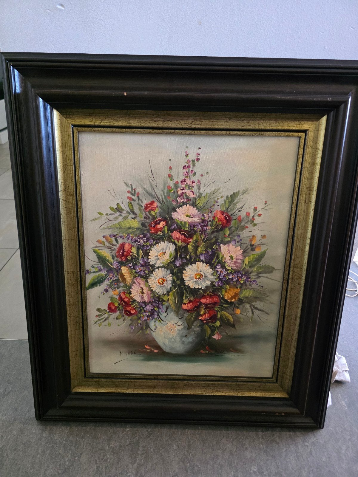 schilderij met houtenlijst, Ophalen of Verzenden