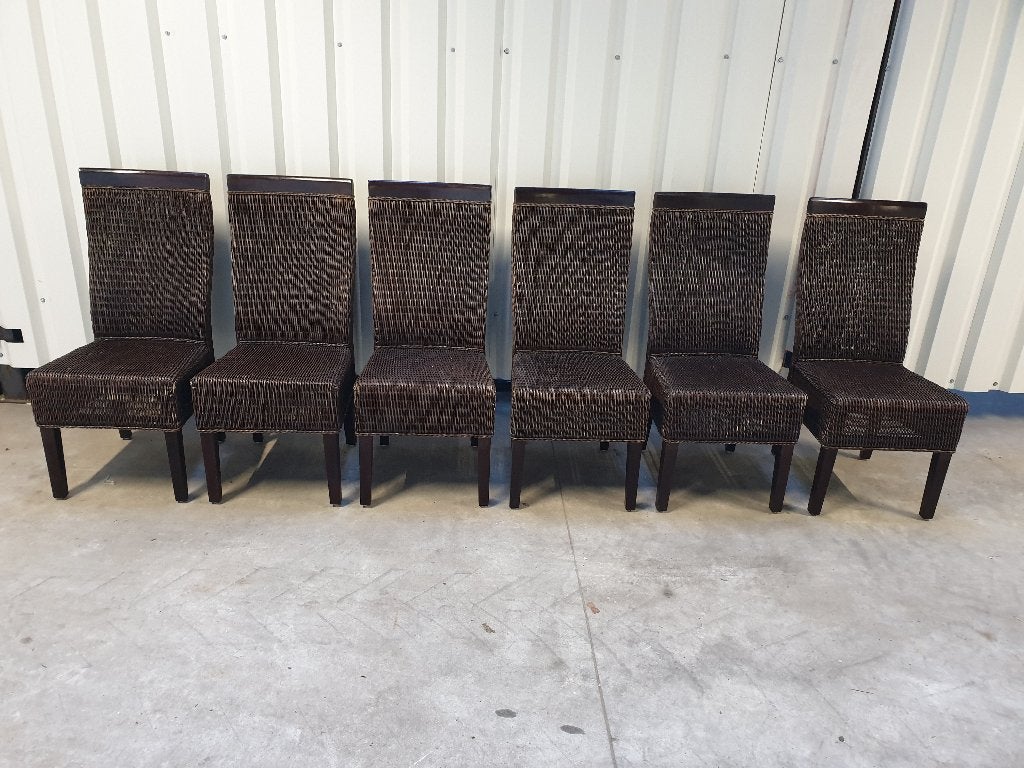 Gratis – zes gebruikte stoelen., Ophalen