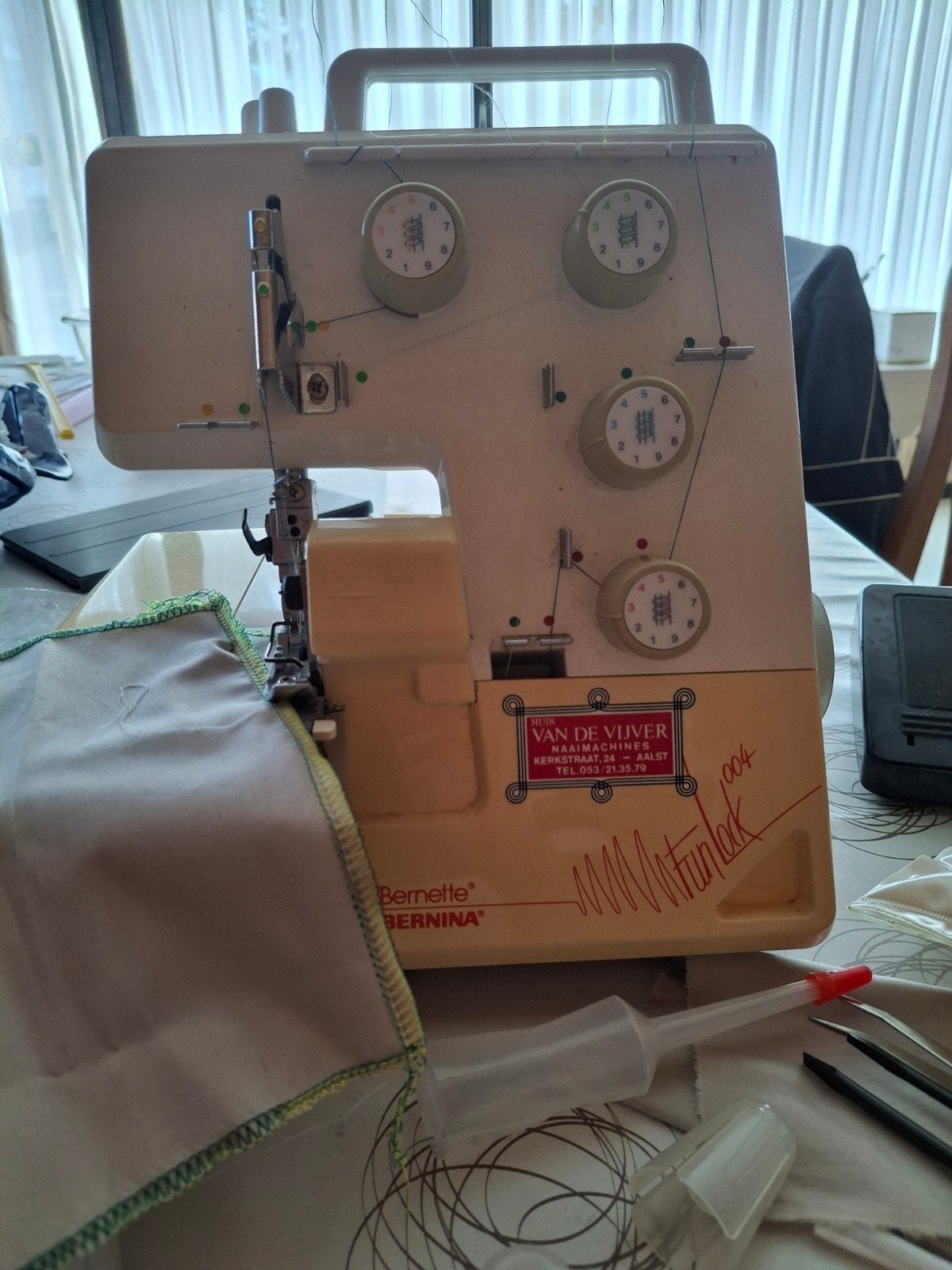 overlock bernina, Hobby en Vrije tijd, Ophalen, Zo goed als nieuw, Bernina