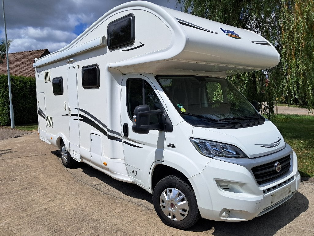mc louis Fiat '2016 met 50000km 6 slaappl, nieuwe staat, Navigation, Fiat, Jusqu'à 6, Diesel