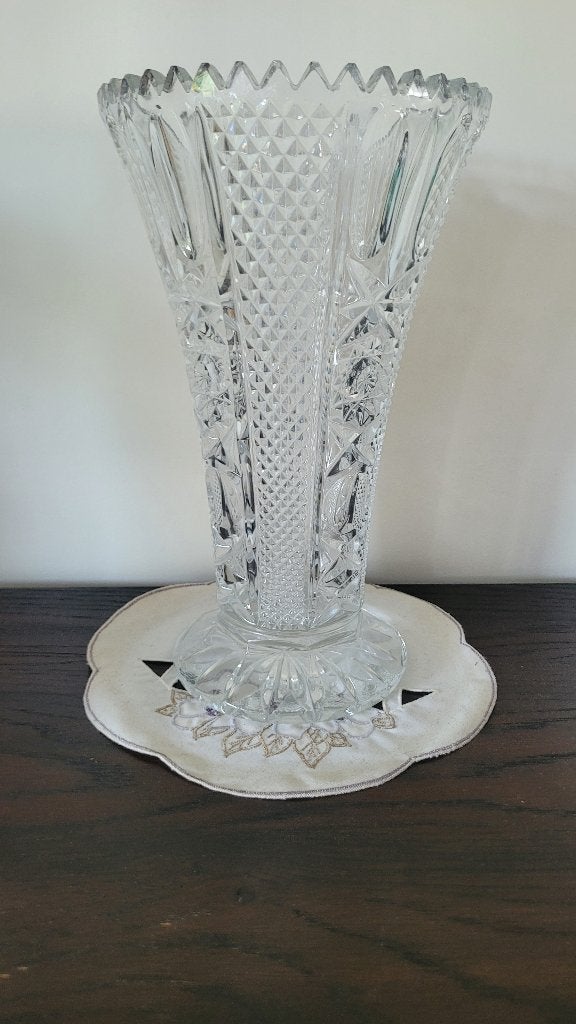 Vase en cristal en parfait état, Enlèvement