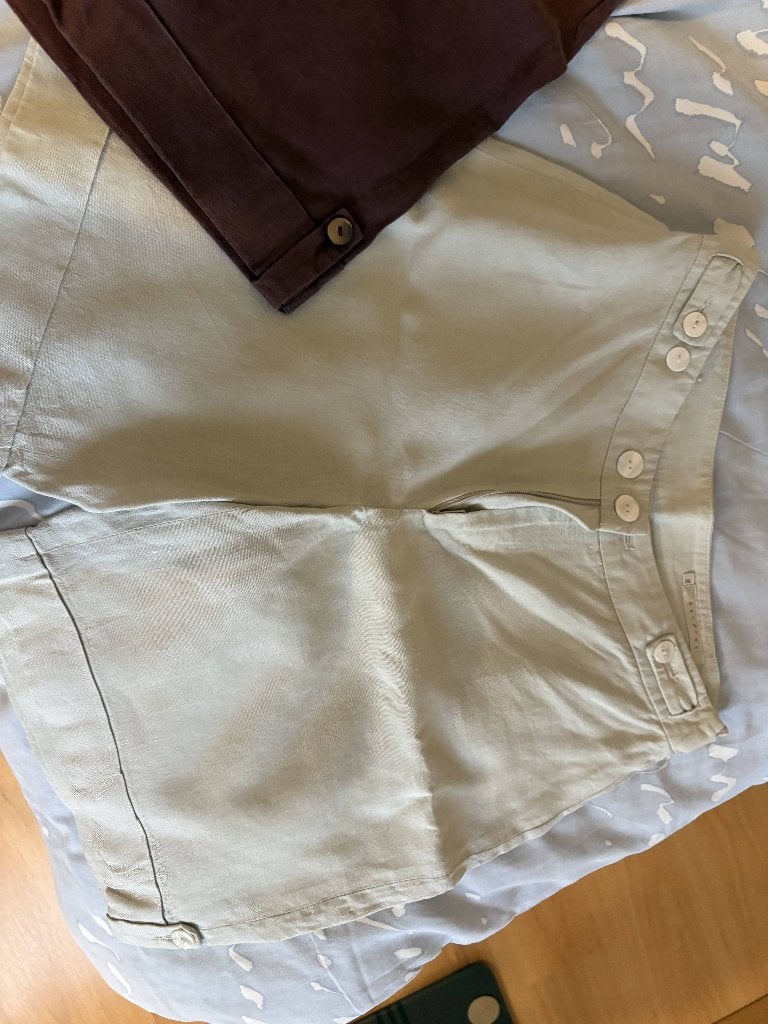 Xandres short, Ophalen, Kort, Beige, Maat 36 (S)