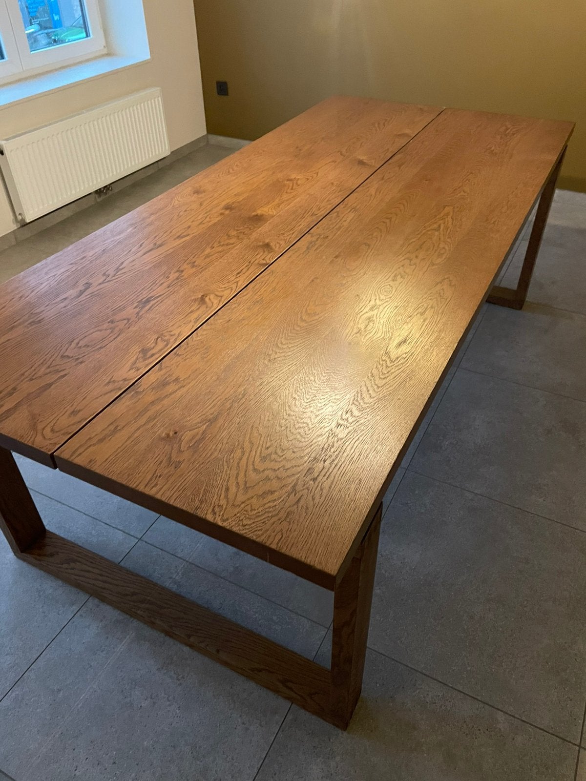 IKEA MÖRBYLÅNGA tafel, 220x100cm, zeer goede staat!, Ophalen, Eikenhout, 200 cm of meer, 50 tot 100 cm