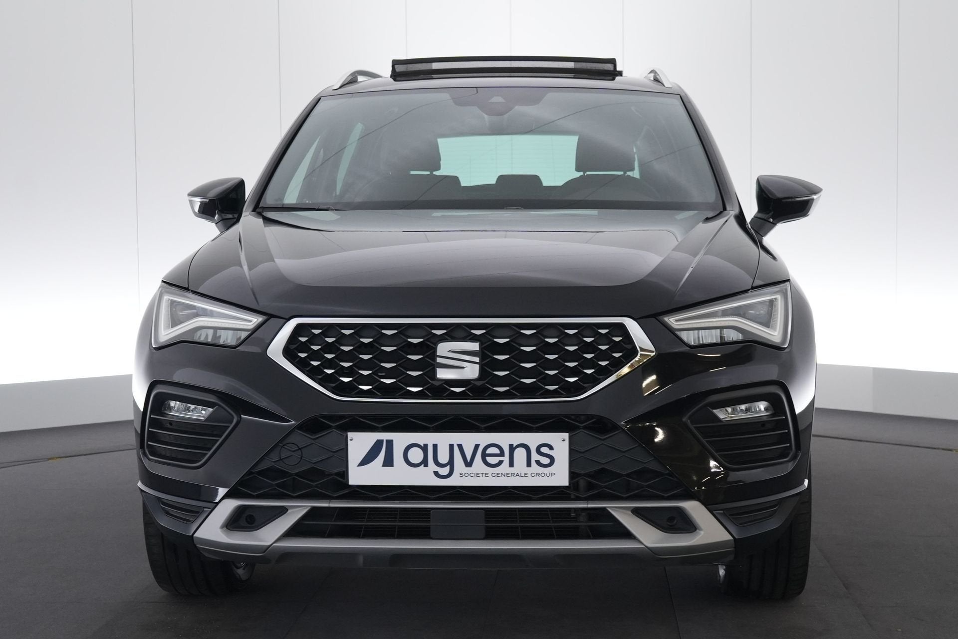 (2AST220) SEAT ATECA, Auto's, Seat, Ateca, Zwart, Bedrijf, 5 deurs