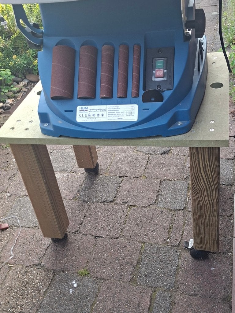 Ponceuse orbitale à courroie ossilatante, Bricolage & Construction, Enlèvement, Comme neuf, 600 à 1200 watts, Ponceuse orbitale