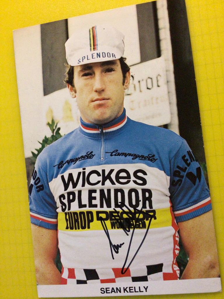 wielerkaart 1981 team splendor  sean kelly signe, Envoi, Comme neuf