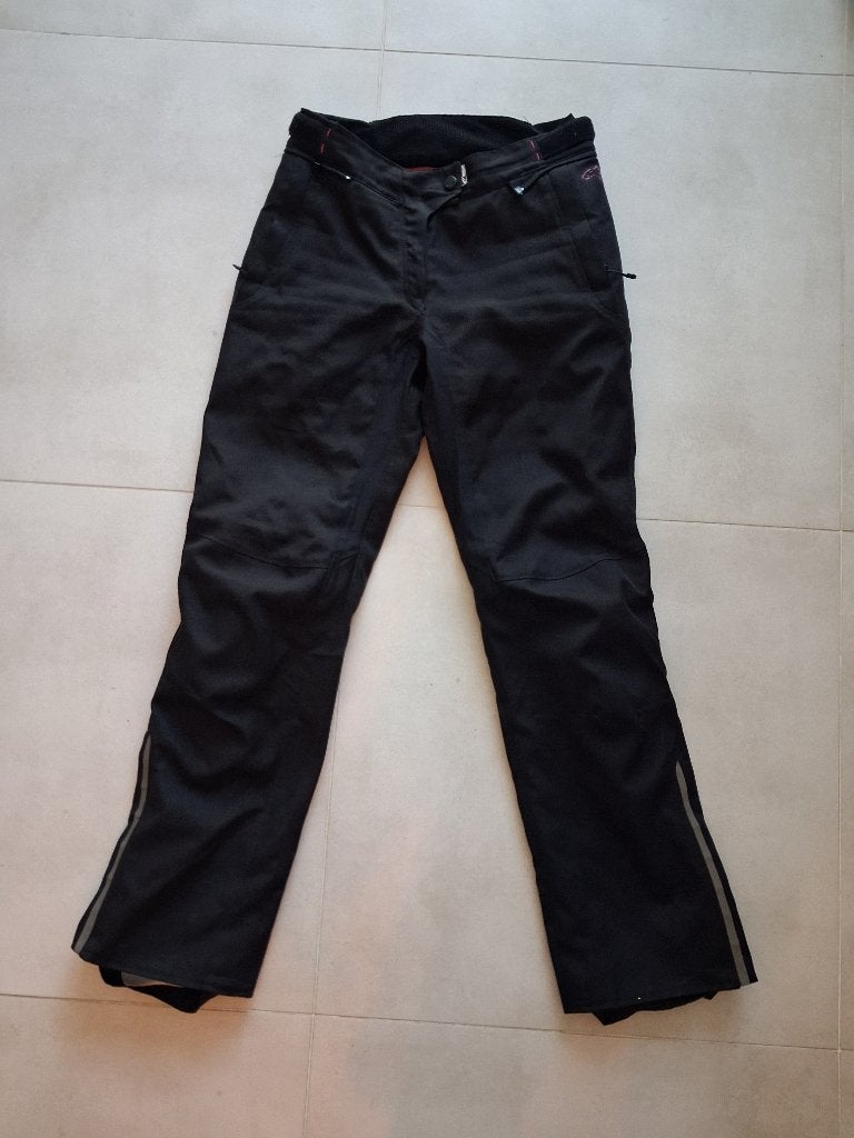 Alpinestars stella motobroek maat M met roze accenten, Taille 38/40 (M), Porté, Noir, Enlèvement