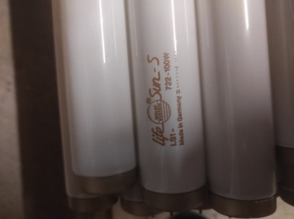 Zonnebanklampen, Ophalen, Gebruikt, Zonnebank dubbelzijdig, 15 lampen of meer