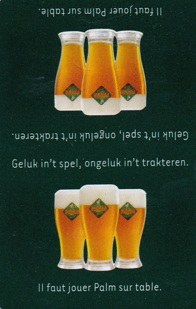 B 120 / S K PALM GELUK SPEL KLEINE LETTERS, Verzamelen, Speelkaarten, Jokers en Kwartetten, Ophalen of Verzenden, Nieuw, Speelkaart(en)