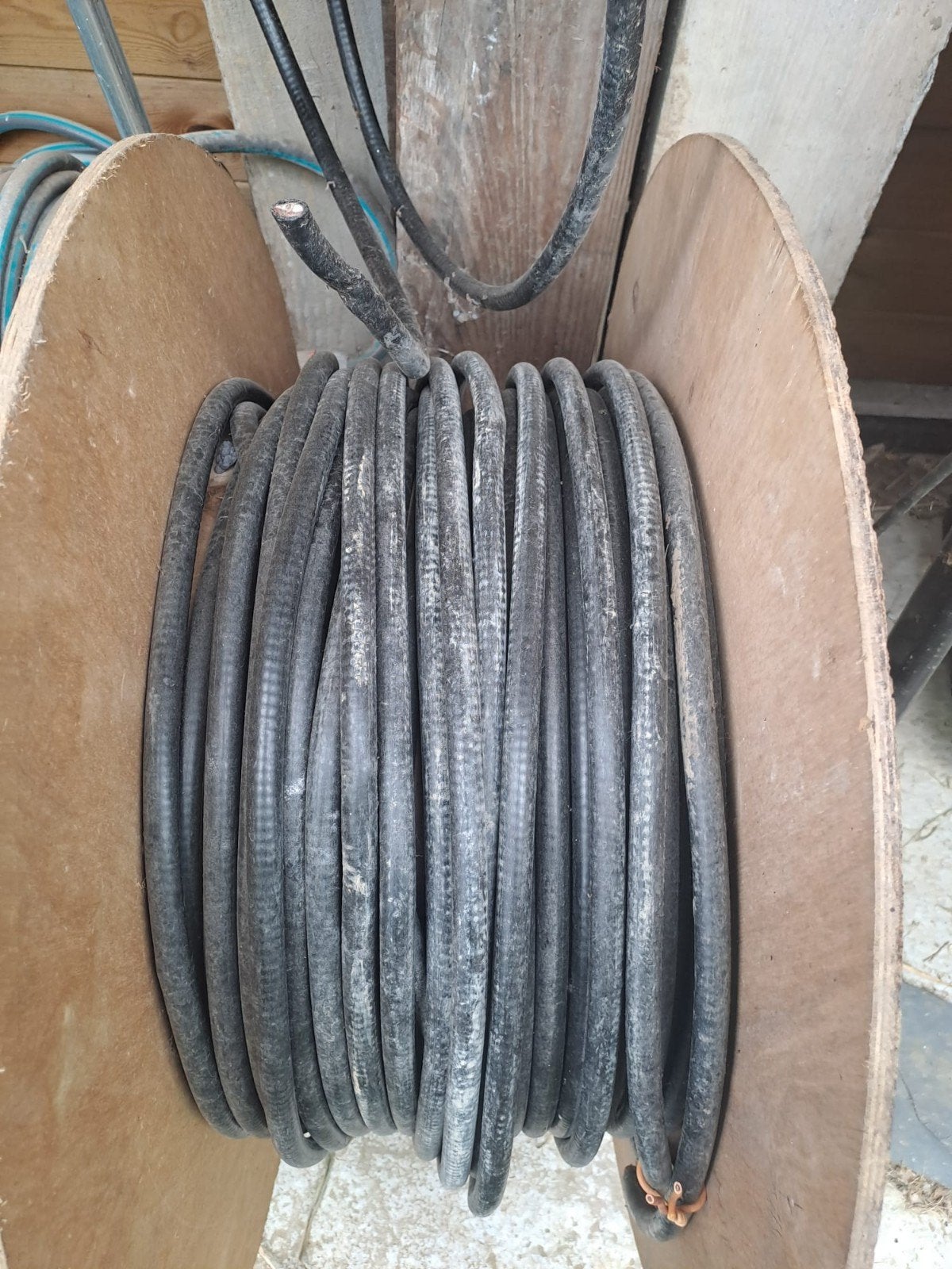 Coax kabel, Ophalen