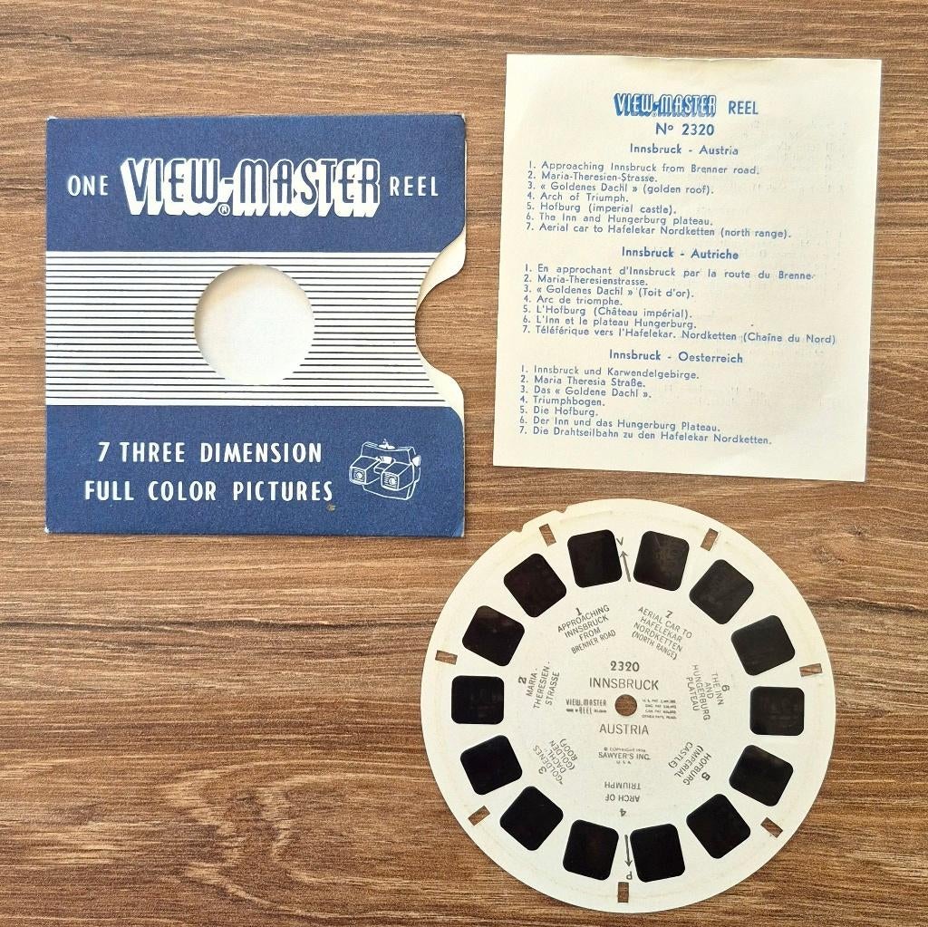 View-Master 2320 Innsbruck Austria, Envoi, Utilisé