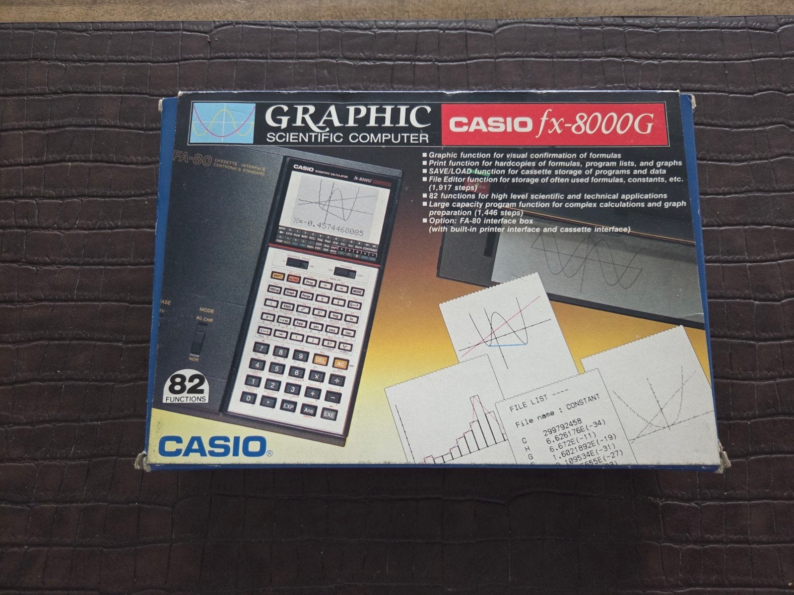 RARE CASIO fx-8000G Graphic Calculator – Neuf / Jamais utili, Divers, Enlèvement ou Envoi, Calculatrices graphique, Neuf