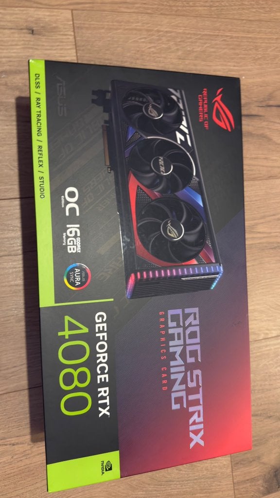 Asus Rog Strix RTX 4080 OC 16GB graphics card, GDDR6, PCI-Express 4, Ophalen of Verzenden, Zo goed als nieuw