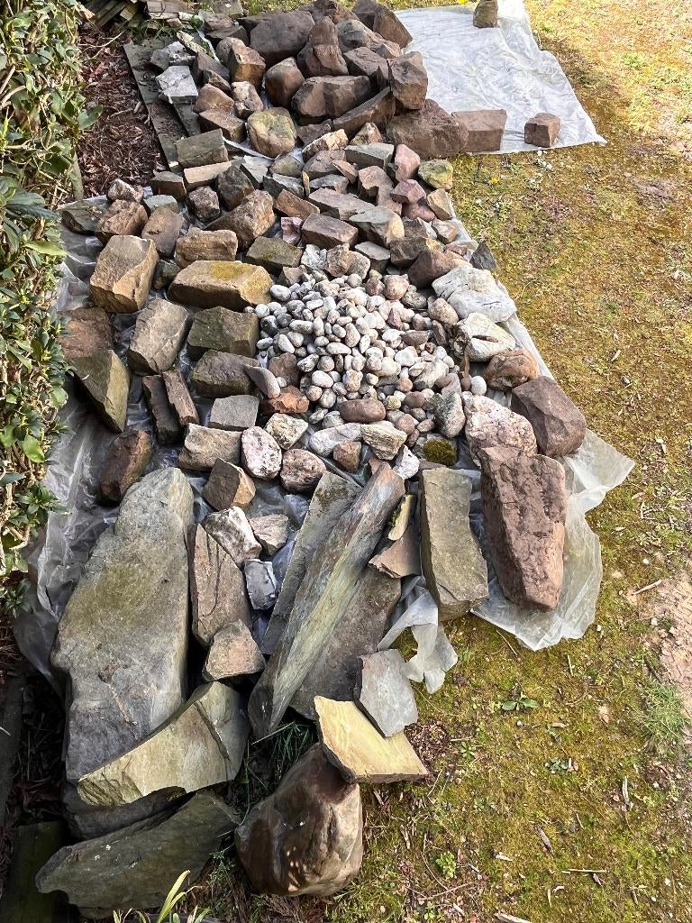 Stenen voor tuinen, vijvers, borders, etc..., Tuin en Terras, Ophalen, Zo goed als nieuw, Overige typen