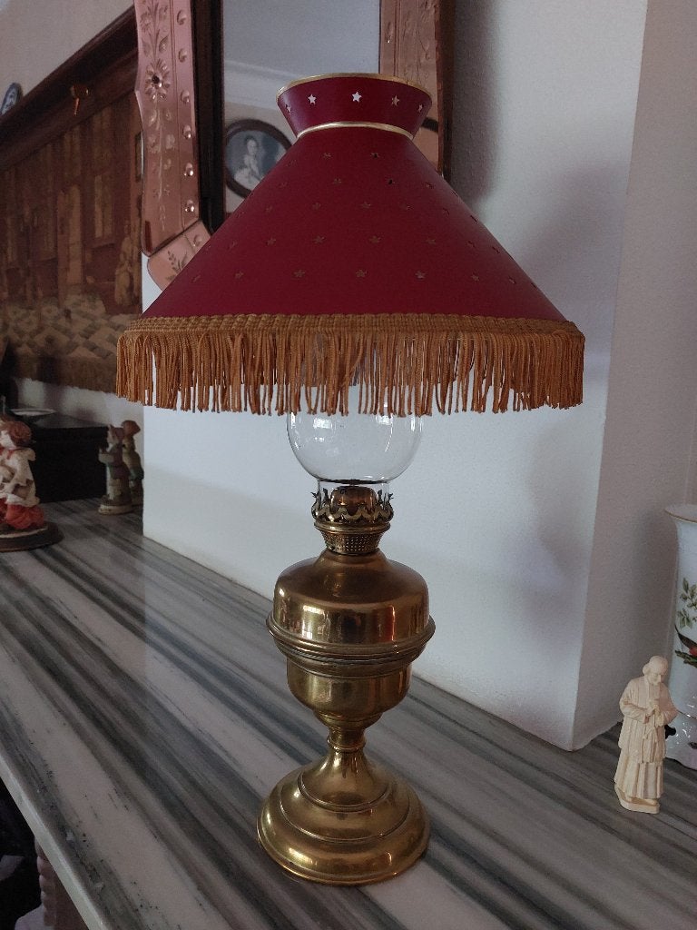 olielamp in koper, Ophalen, Koper