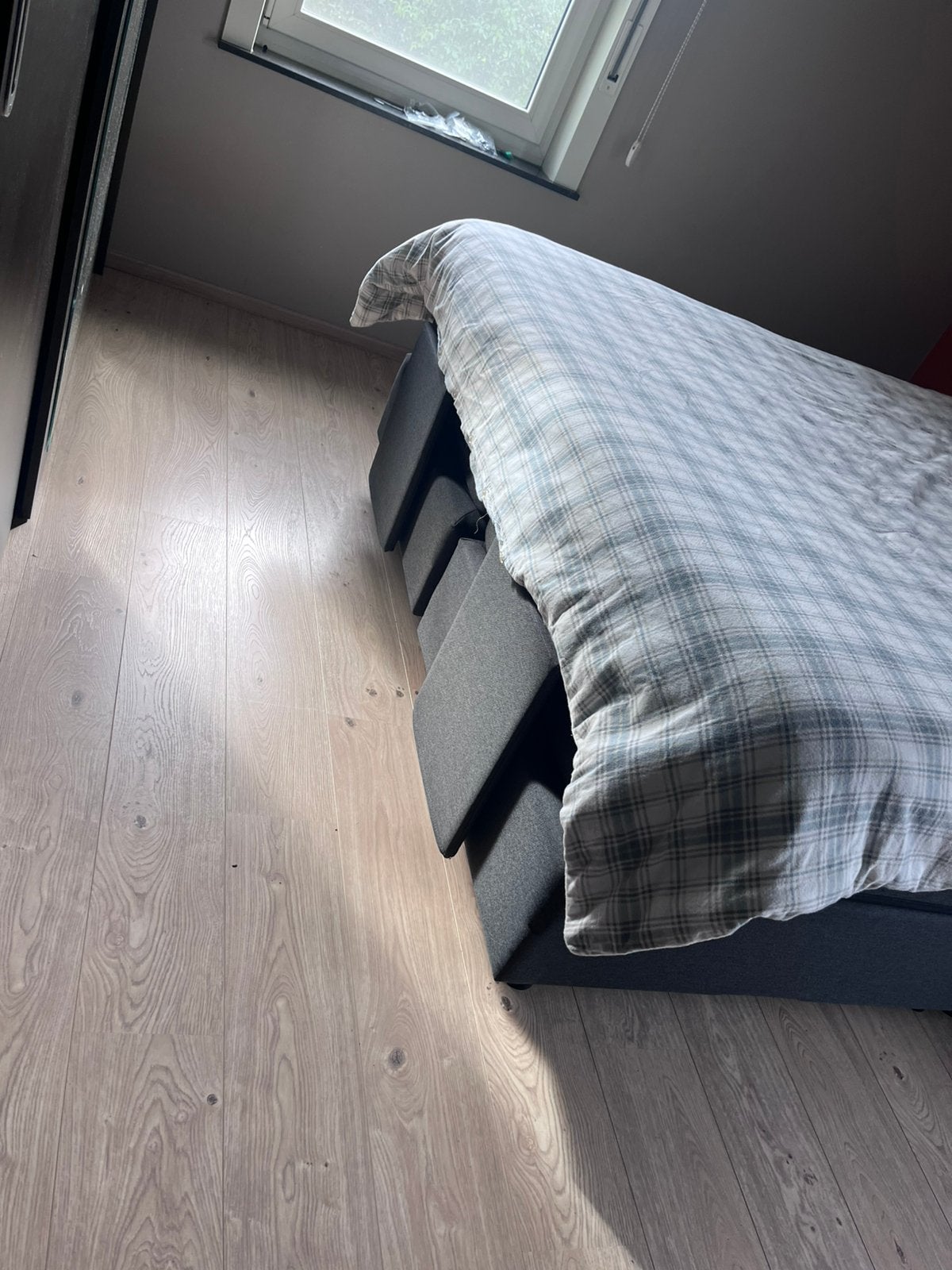 XL Boxspring, Huis en Inrichting, Slaapkamer | Boxsprings, Ophalen, Gebruikt, Zwart