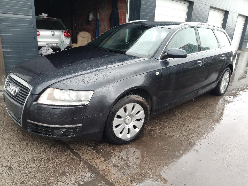 A-6. 2,0tdi.automat. 335km. 2007. Prêt à être immatriculé., Autos, Audi, Cuir, Noir, 5 portes, Particulier