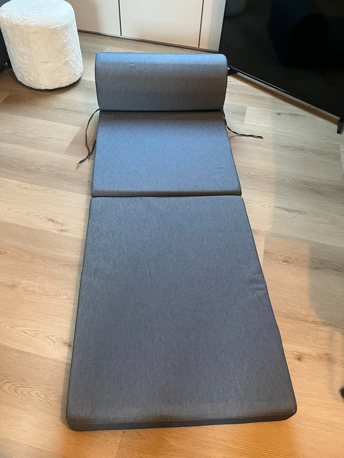 Logeermatras opvouwbaar, Huis en Inrichting, Ophalen, Zo goed als nieuw, Eenpersoons, Blauw