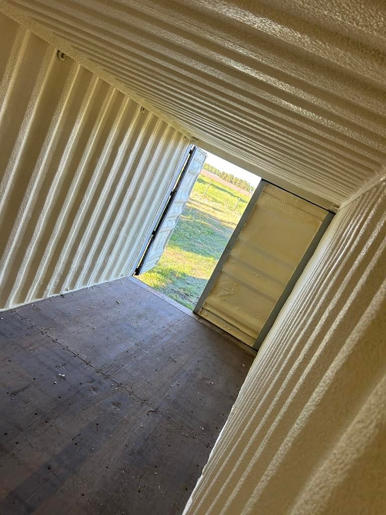 Opslagruimte geïsoleerde zeecontainer