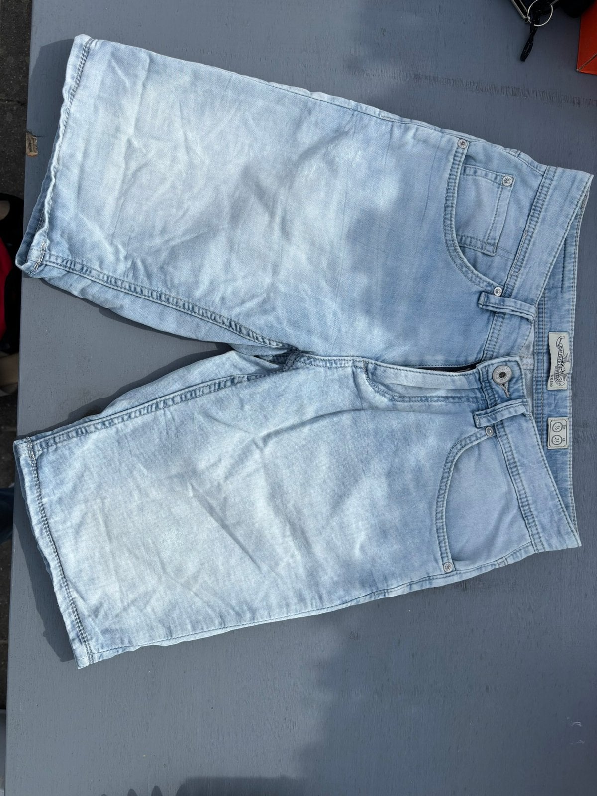 Short en jean taille 36 euro, Enlèvement ou Envoi, Comme neuf, Taille 46 (S) ou plus petite, Bleu