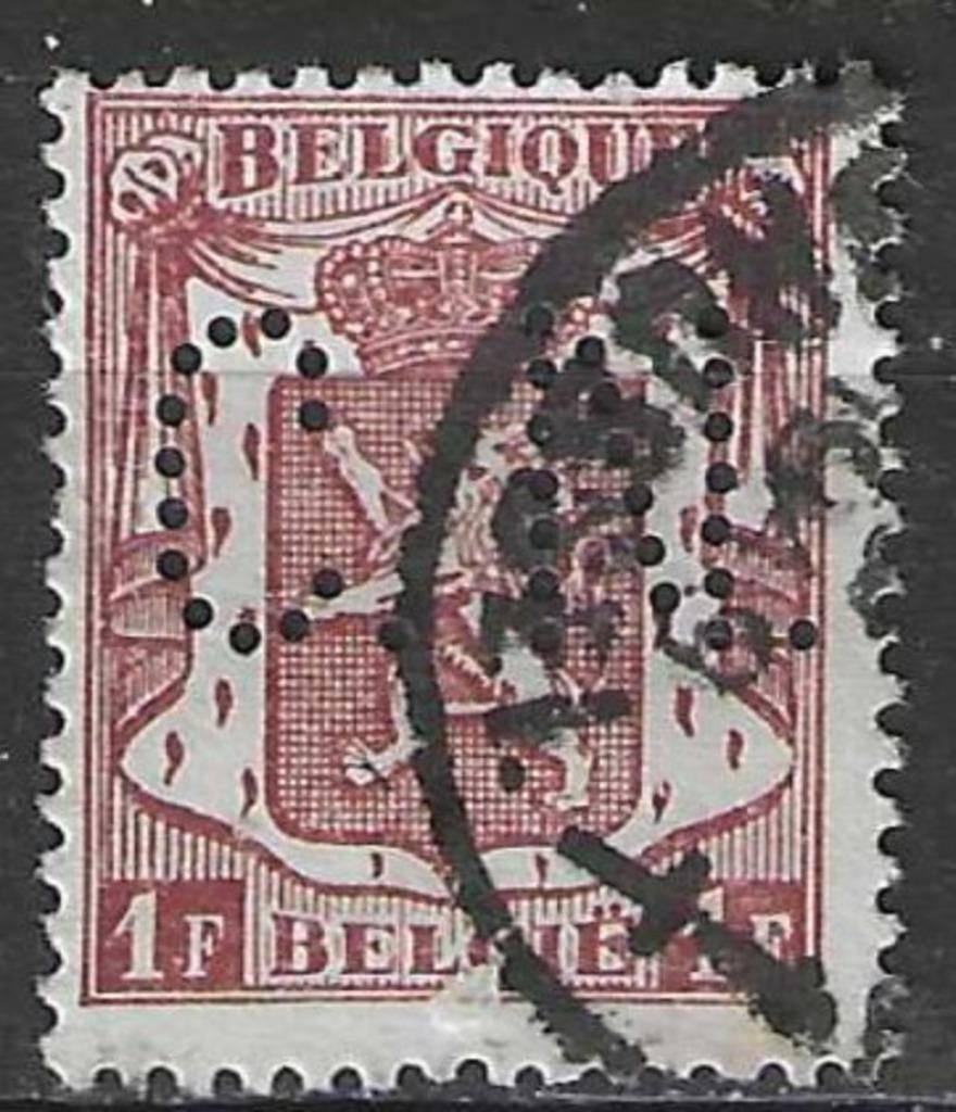 Belgie 1945/1949 - Yvert 715perf - Klein Staatswapen (ST), Postzegels en Munten, Verzenden, Gestempeld, Gestempeld