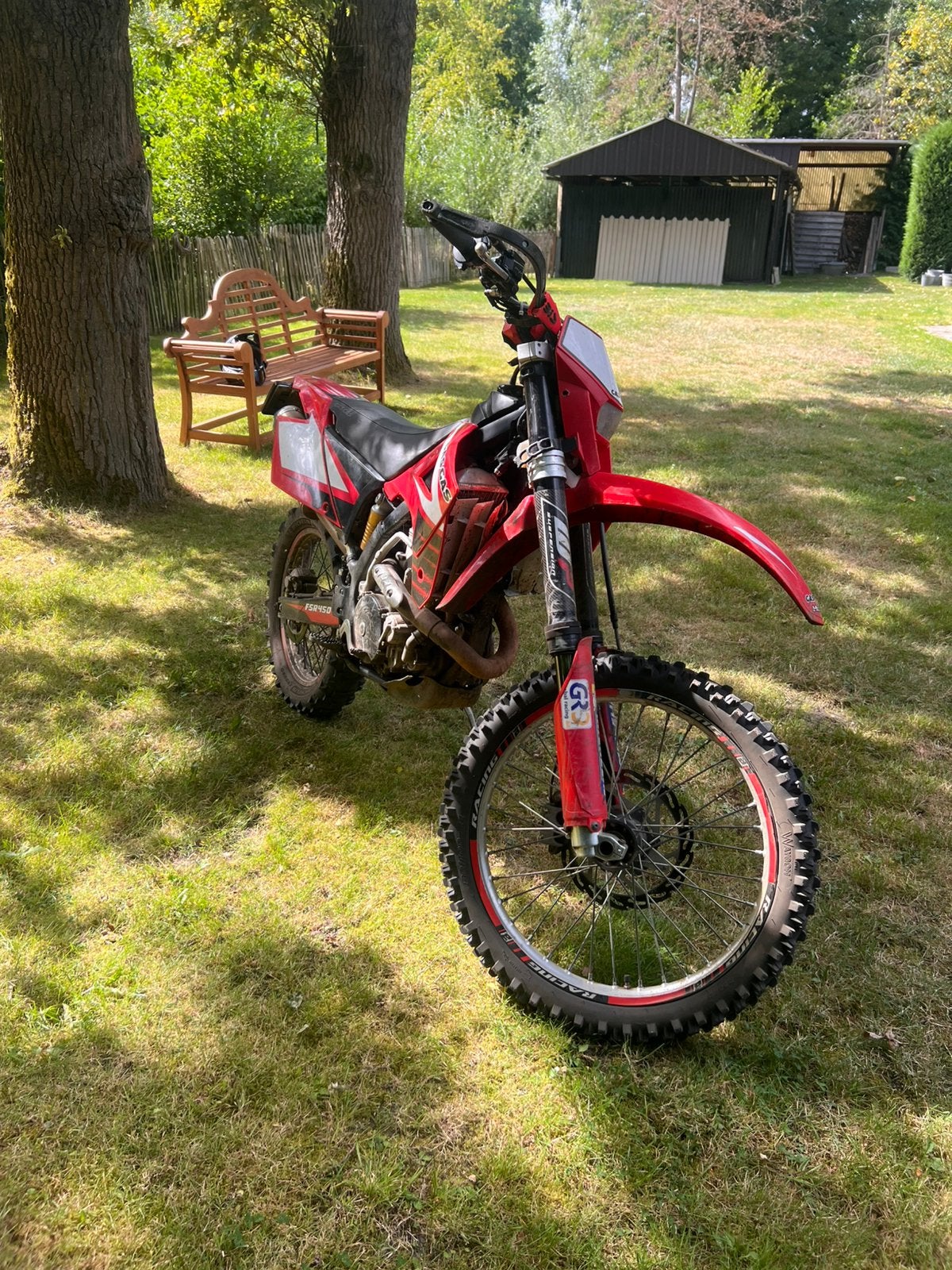 GAZ 450 FSR ENDURO A2, Vélos & Vélomoteurs, Enlèvement, Comme neuf