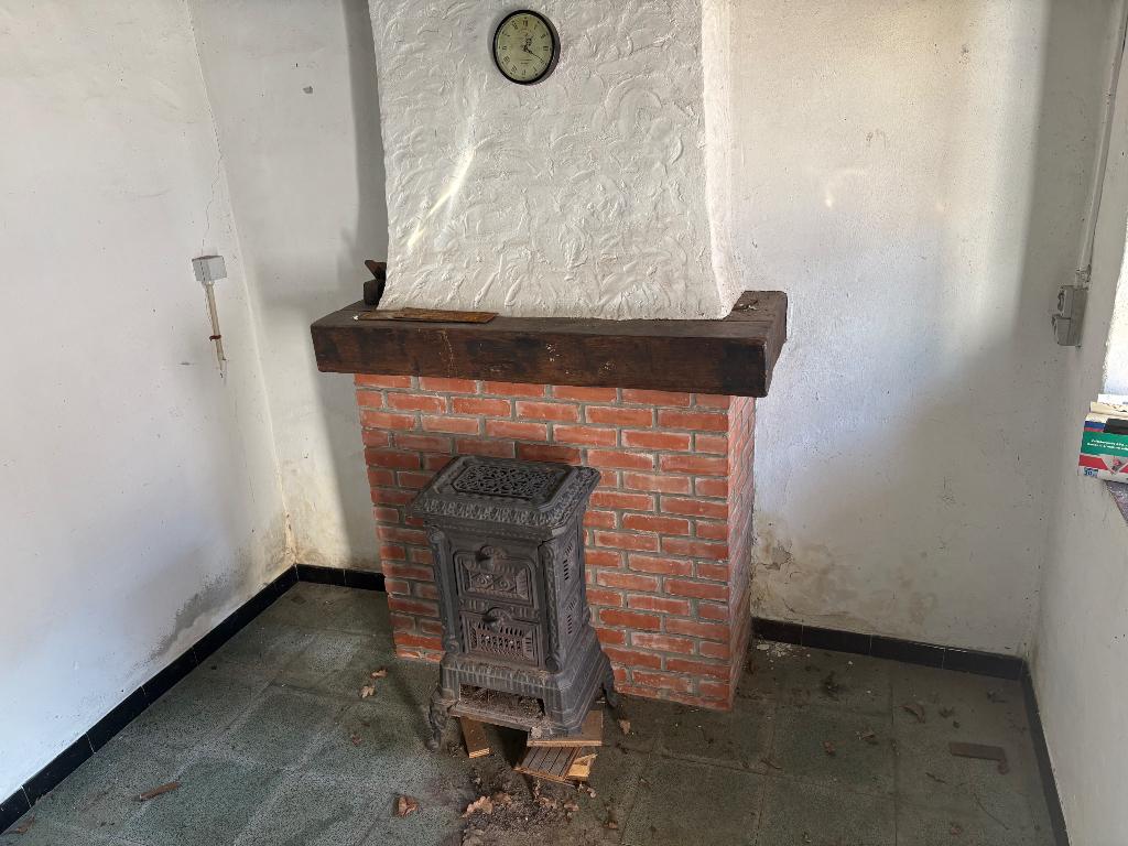 Kachel, Huis en Inrichting, Kachels, Ophalen, Gebruikt, Houtkachel, Vrijstaand