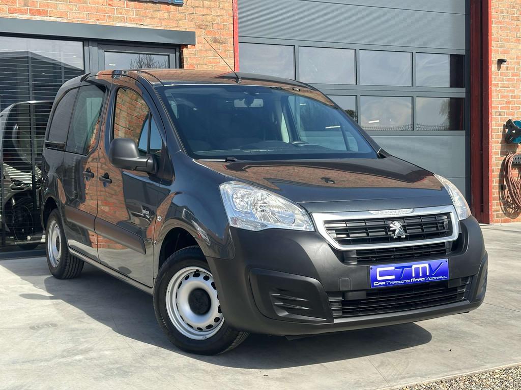 Peugeot Partner 1.6HDi 100 pk Lichte Vracht met Airco! 1e Ei, Stof, Gebruikt, 4 cilinders, 110 g/km