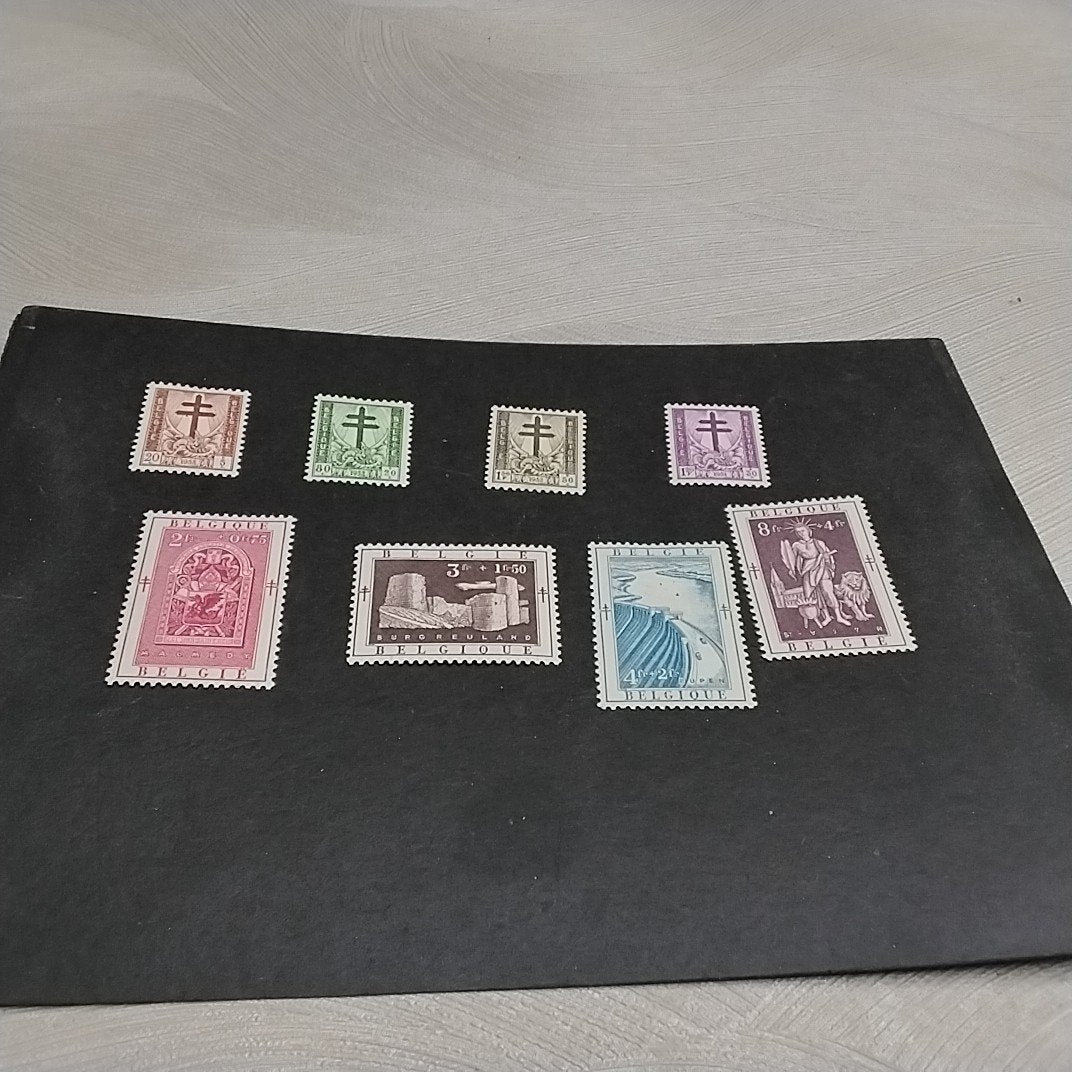 Charnière BELGIUM 900/907 avec cote 46,00€., Timbres & Monnaies, Timbres | Europe | Belgique, Enlèvement ou Envoi