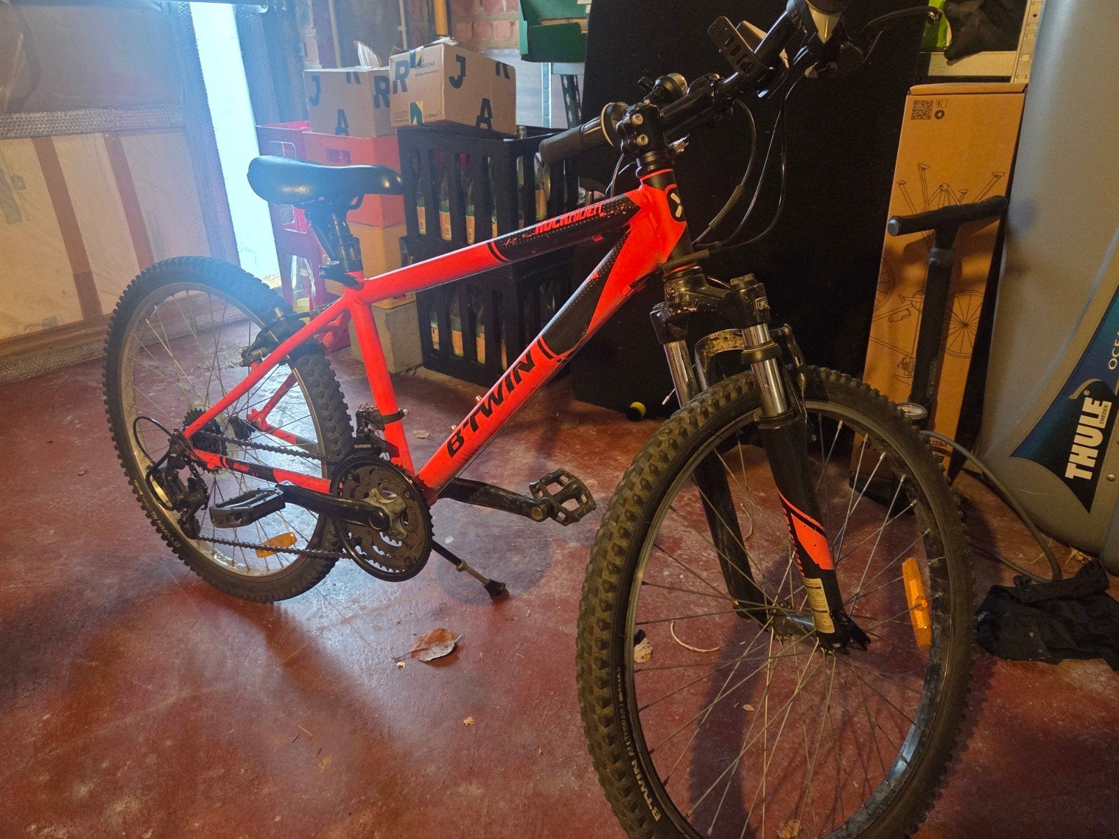 velo enfant rockrider 500 24 pouces, Vélos & Vélomoteurs, Enlèvement, Utilisé, Frein sur jante, Autres marques