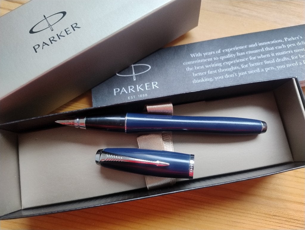 Parker Urban vulpen - mat donkerblauw, Verzamelen, Ophalen of Verzenden, Zo goed als nieuw, Vulpen, Parker