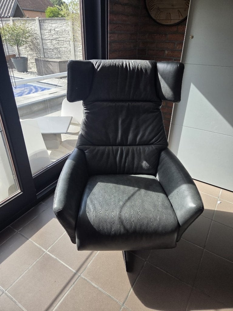 Relax stoel, Ophalen, Zo goed als nieuw, Leer