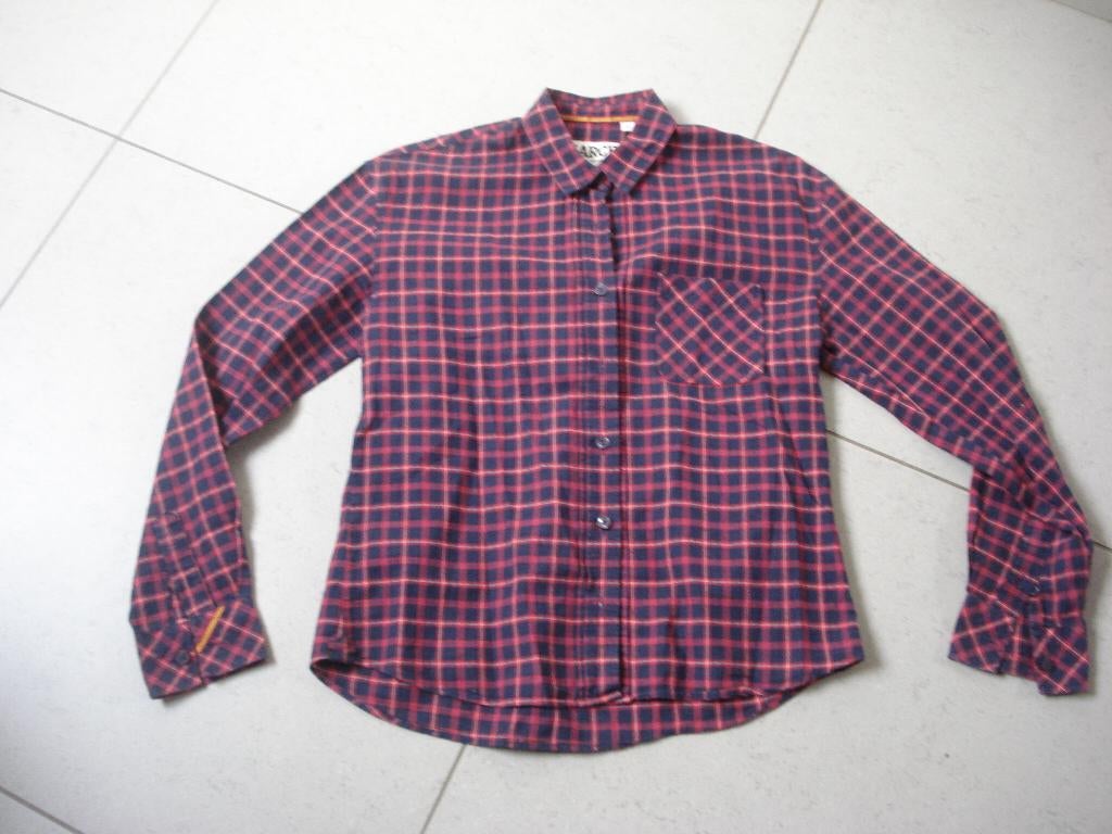 Marcel flanel hemd, heren/jongens. mt M, Kleding | Heren, Ophalen of Verzenden, Gedragen, Marcel