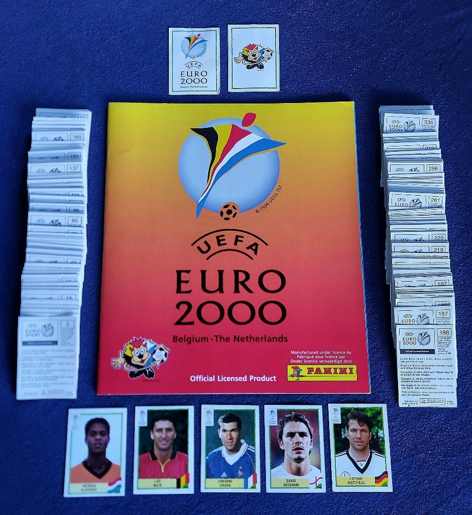Panini album ' Euro 2000 leeg album + alle losse stickers ', Enlèvement ou Envoi, Neuf, Plusieurs autocollants