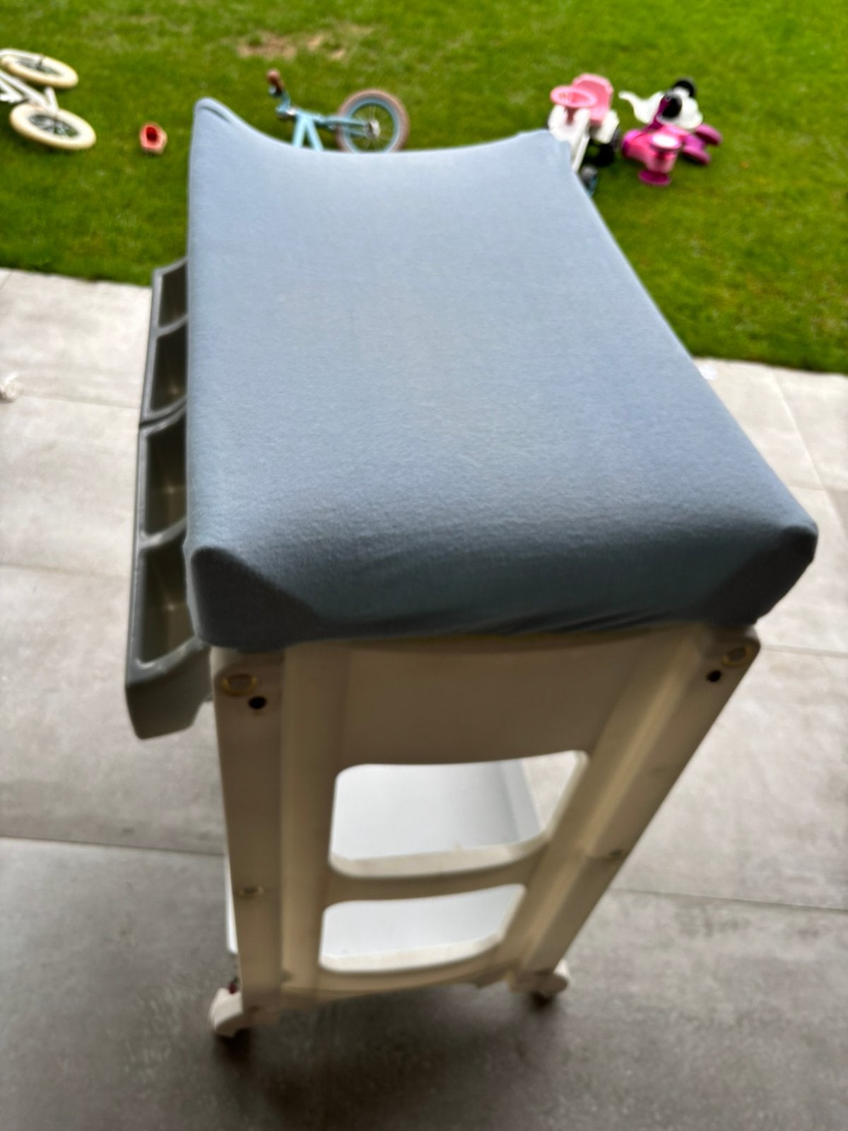 Pampertafel met badje, Enfants & Bébés, Enlèvement, Comme neuf, Baignoire