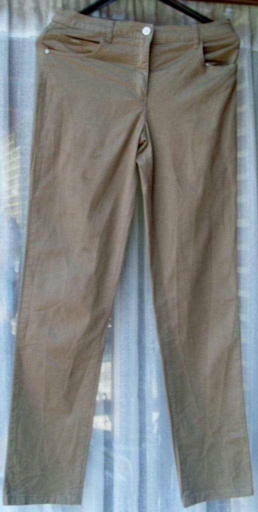 Broek van C&A van Canda comfort fit maat 38, Taille 38/40 (M), Enlèvement ou Envoi, Brun, Porté