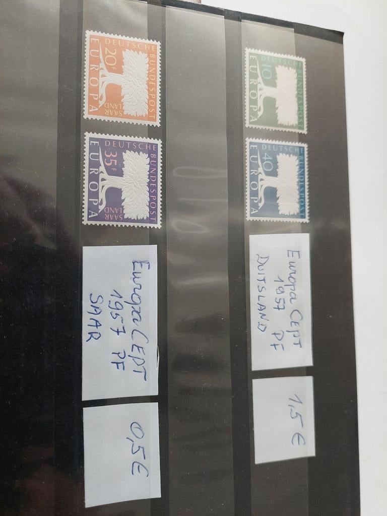 Postzegels postfris Europa Cept 1957, Postzegels en Munten, Ophalen, Postfris, Europa