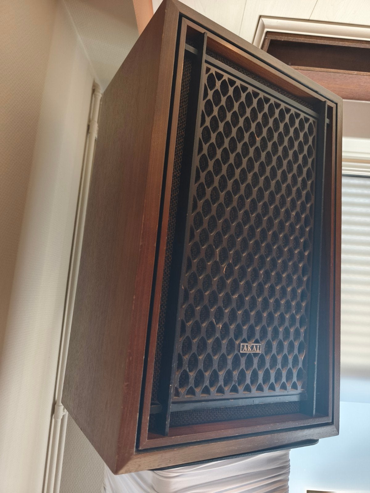2 x Akai SW 155 vintage - Haut-parleur 3 voies - 12", Enlèvement ou Envoi, Comme neuf, Autres types, Autres marques