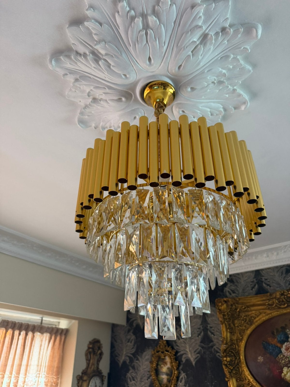 Lustre a vendre, Maison & Meubles, Lampes | Lustres, Enlèvement, Comme neuf