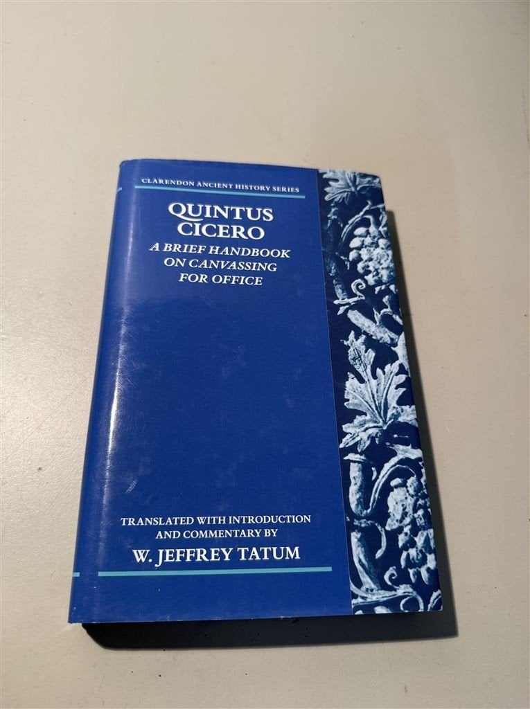 Quintus Cicero - a Brief Handbook on Canvassing for Office, Boeken, Ophalen of Verzenden, Zo goed als nieuw